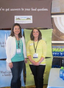 CommonGround volunteers Sara Ross (left) and Morgan Kontz (right) share their story of farming. Do you?