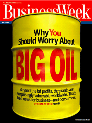 big oil, business week cover
